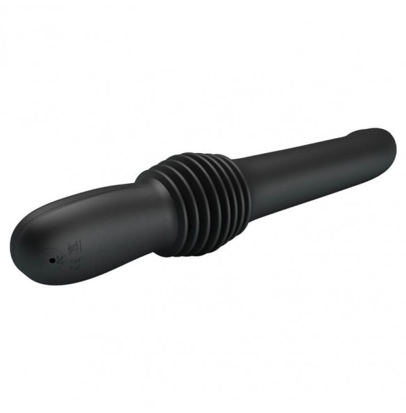 PRETTY LOVE - The Warrior Auto Thrusting Vibrators (Chargeable - Black)